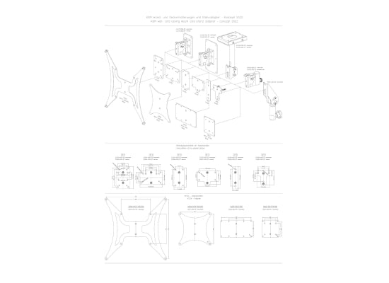 K&M 24496 Lautsprecherhalter