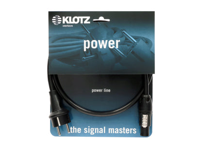 Klotz PCONST0300 Schuko / Powerconkabel, 3.0m