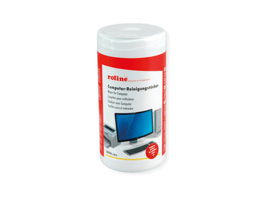 Roline 19044100 Computer Reinigungstücher, 100er Set