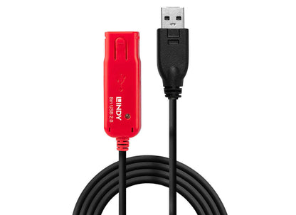 Lindy 42780 USB Aktiv Verlängerungskabel, 8m