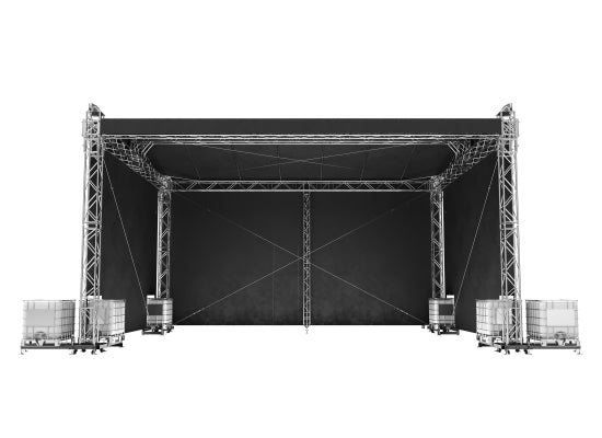 Global Truss Double Pitch Roof 10x8m Giebeldach