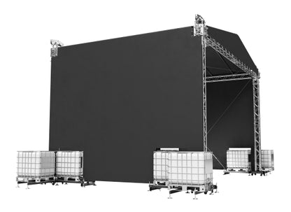 Global Truss Double Pitch Roof 8x6m Giebeldach