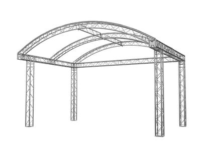 Global Truss Rundbogenbühne 6x4m