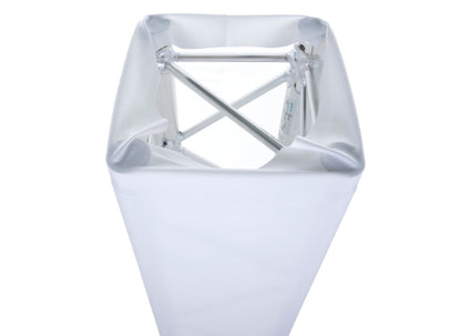Admiral Truss Cover 100cm, weiß, für 4-Punkt 30er Truss, B1