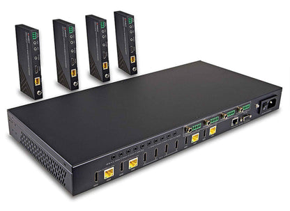 Lindy 38345 Cat.6 HDBaseT Matrix Extender SET, 150m