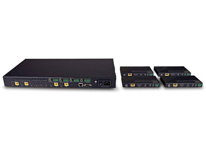 Lindy 38345 Cat.6 HDBaseT Matrix Extender SET, 150m