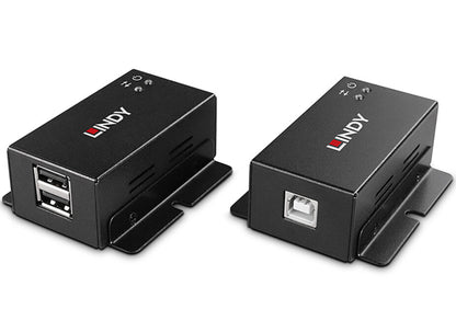 Lindy 43386 4 Port USB 2.0 Cat.6 Extender Verlängerung