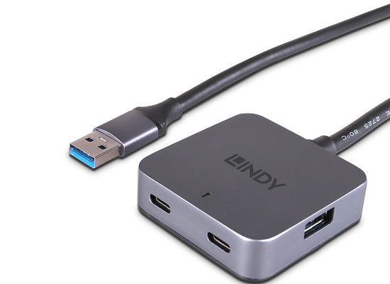 Lindy 43388 USB 3.0 Hub, 4 Port, 5m