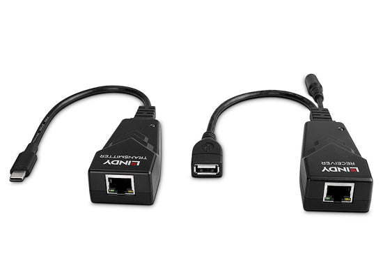 Lindy 43390 USB-C 2.0 Cat.6 Extender Verlängerung 100m