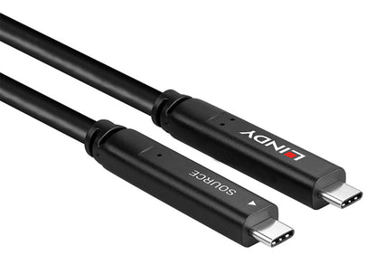 Lindy 43393 Hybrid Video USB-C 3.2 Kabel, 8m