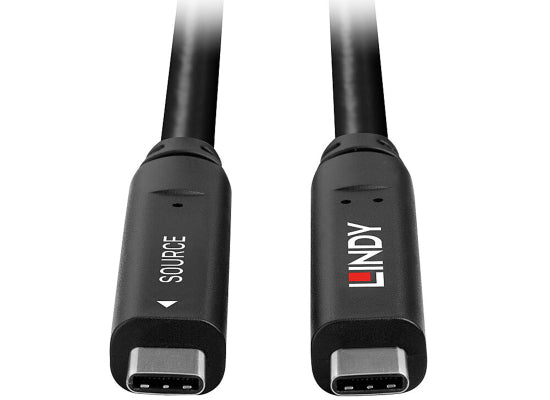 Lindy 43393 Hybrid Video USB-C 3.2 Kabel, 8m