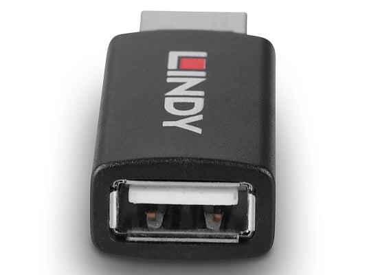 Lindy 71263 USB 2.0 Datenblocker, IN/OUT: USB-A