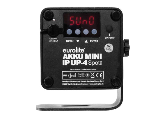 Eurolite Akku Mini IP UP-4 QCL MK2 Outdoor LED Spot, RGBW