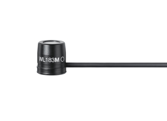 Shure WL183M Lavalier Clipmikrofon, schwarz, LEMO