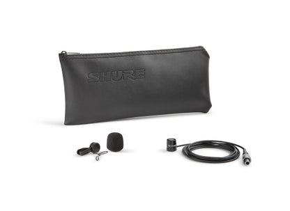 Shure WL183M Lavalier Clipmikrofon, schwarz, LEMO