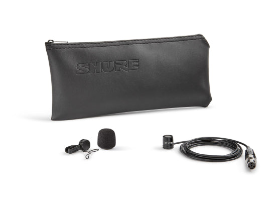 Shure WL183M Lavalier Clipmikrofon, schwarz, TA4F Stecker
