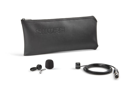 Shure WL183M Lavalier Clipmikrofon, schwarz, TA4F Stecker