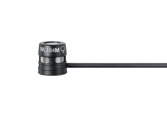 Shure WL184M Lavalier Clipmikrofon, schwarz, Lemo