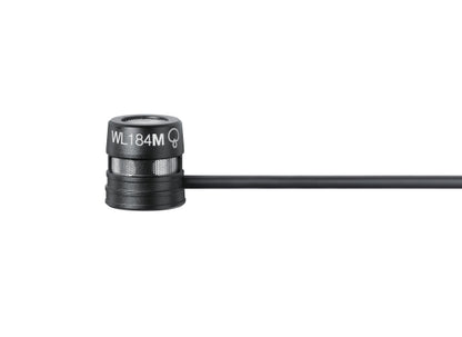 Shure WL184M Lavalier Clipmikrofon, schwarz, Lemo