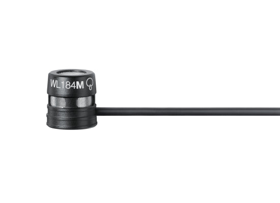 Shure WL184M Lavalier Clipmikrofon, schwarz, TA4F Stecker