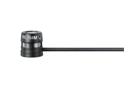 Shure WL184M Lavalier Clipmikrofon, schwarz, TA4F Stecker