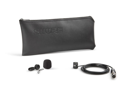 Shure WL184M Lavalier Clipmikrofon, schwarz, TA4F Stecker