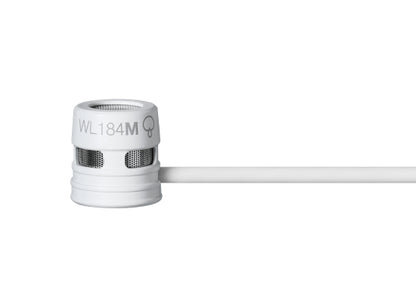Shure WL184M Lavalier Clipmikrofon, weiß, LEMO