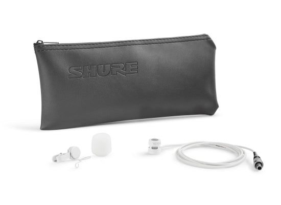 Shure WL184M Lavalier Clipmikrofon, weiß, LEMO