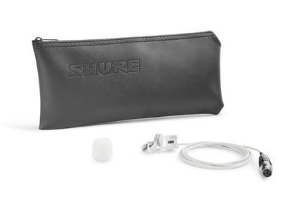 Shure WL184M Lavalier Clipmikrofon, weiß, TA4F Stecker