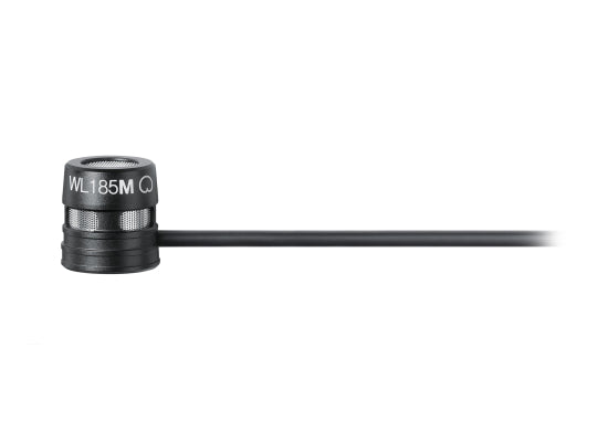 Shure WL185M Lavalier Clipmikrofon, schwarz, TA4F Stecker