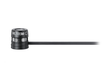 Shure WL185M Lavalier Clipmikrofon, schwarz, TA4F Stecker