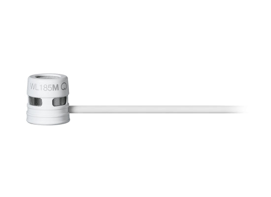 Shure WL185M Lavalier Clipmikrofon, weiß, TA4F Stecker