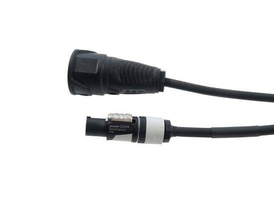 Powercon / Schuko female Kabel, 5m