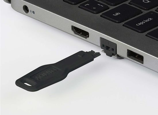 Lindy 47890 Schlüssel für RJ45 Port Schloss, schwarz