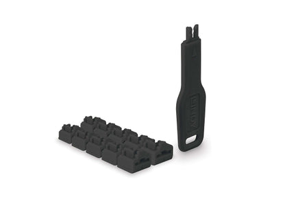Lindy 47891 RJ45 Port Schloss 10er SET, schwarz