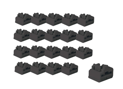 Lindy 47892 RJ45 Port Schloss 20er SET, schwarz