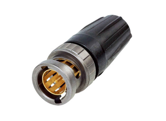 Neutrik NBNC75BUU11X rearTWIST UHD BNC Stecker, 75Ohm