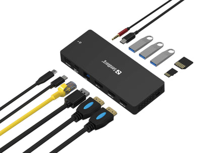 Sandberg 136-61 USB C 13in1 Docking Station Pro