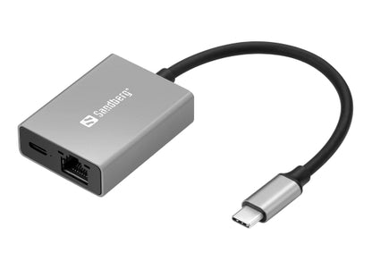 Sandberg 136-60 USB C Gigabit Netzwerk-Adapter PD100W