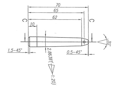 Sweettruss KV/290 Bolzen (Trusspin), STANDARD