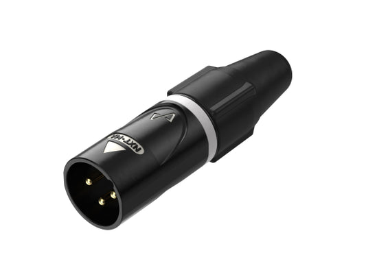 Enova Nxt NXT3MA XLR 3pol Stecker, male, schwarz