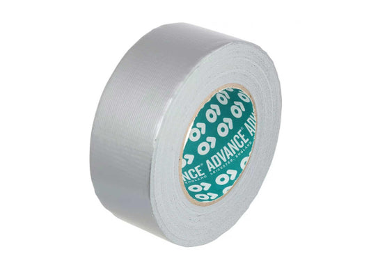 Advance Tapes AT 165 Gewebeklebeband, silber, glänzend, Gaffa,50m
