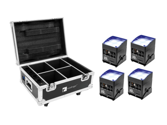 Eurolite AKKU IP UP-4 QCL Spot Tourpack 4er SET