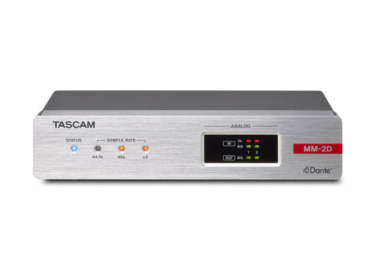 Tascam MM-2D-X AD/DA Analog/Dante-Wandler