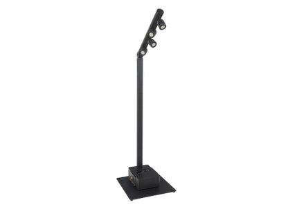 Briteq BTI-Akkupole LED Lichtanlage, schwarz, WW, 4x 5W LED Spot