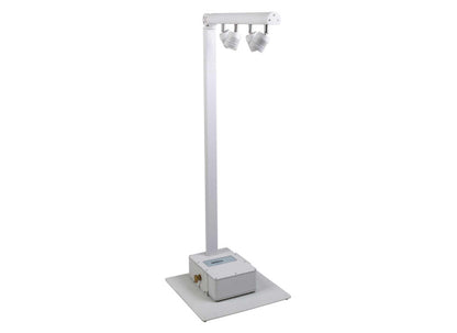 Briteq BTI-Akkupole LED Lichtanlage, weiß, WW, 4x 5W LED Spot
