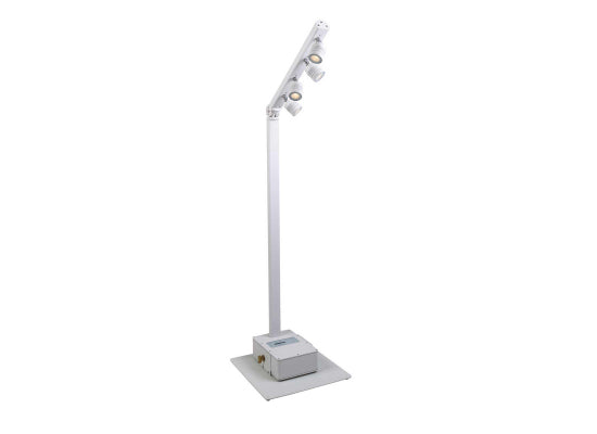 Briteq BTI-Akkupole LED Lichtanlage, weiß, WW, 4x 5W LED Spot