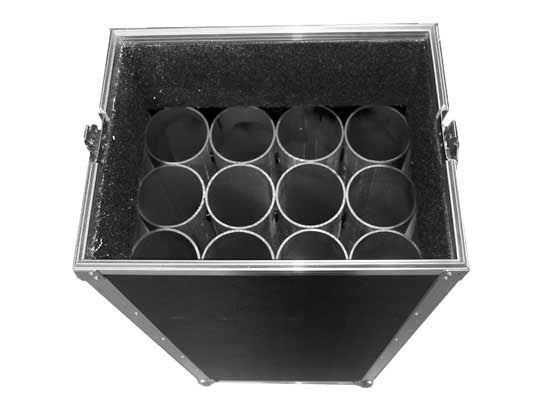 Case für 12x Mikrofonstativ, PROLINE