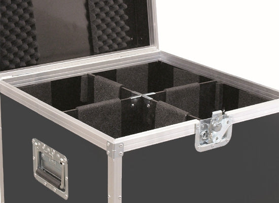 Case für 4x PAR 64, schwarz