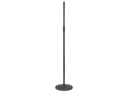 K&M 26125 Mikrofonstativ mit Rundsockel, schwarz
